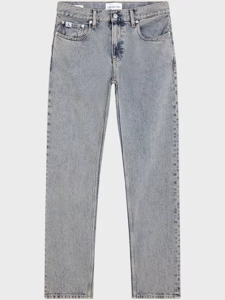 Прямі джинси Calvin Klein Jeans блакитні