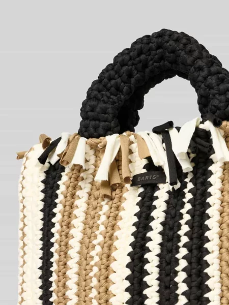 Torba shopper z uchwytem model Serenea' Barts beżowa