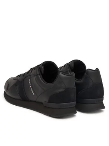 Tommy Hilfiger Tenisice T Hilfiger Core Lth Runner crna