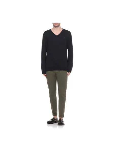 Polo Ralph Lauren Sweter Ls Sf Vn Pp Granatowy niebieski
