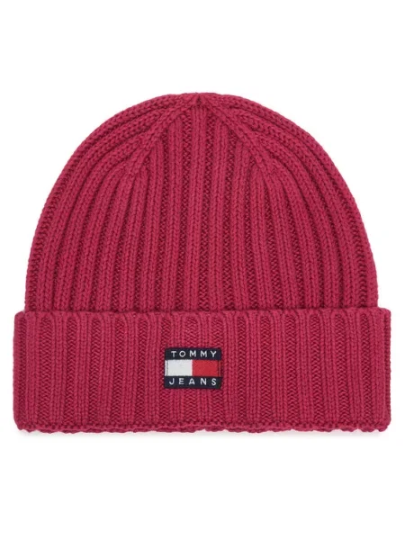 Tommy Hilfiger Czapka Heritage ciemny różowy