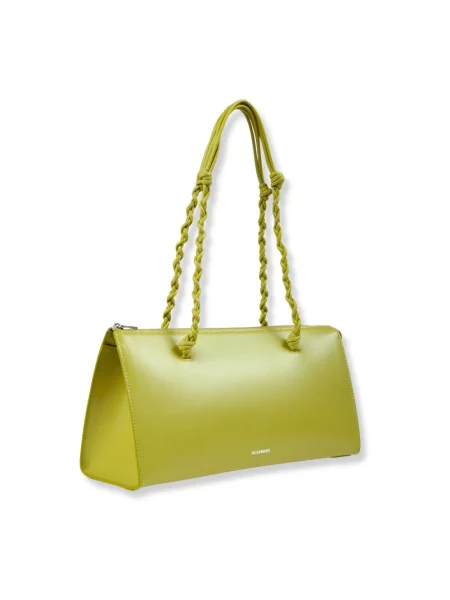 Torebka Jil Sander skórzana zielona
