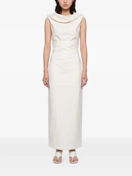 Fusta maxi Issey Miyake alb