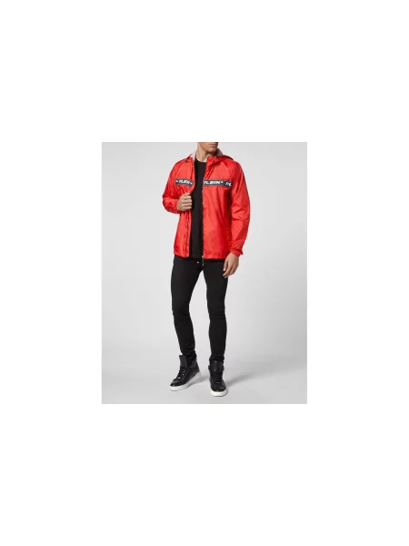 Geacă Philipp Plein Sport roșu