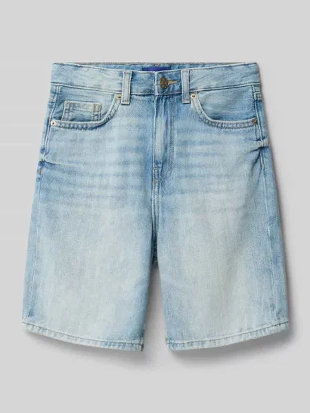 Szorty jeansowe o kroju loose fit z czystej bawełny model FADE' Only & Sons
