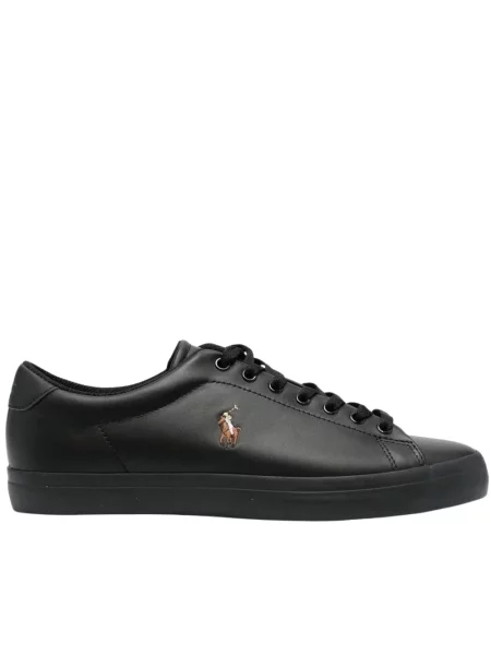 Sneakersy Polo Ralph Lauren skórzane czarne