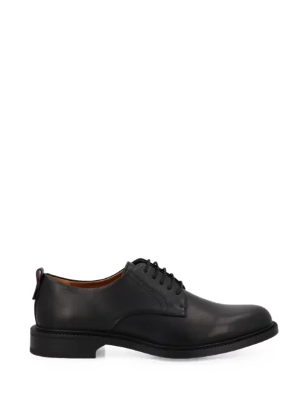 Pantofi derby Hugo din piele cu autograf negru