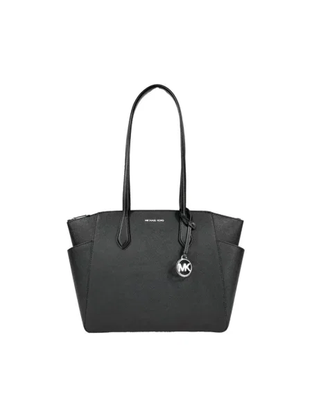 Shopperka Michael Kors skórzana szara
