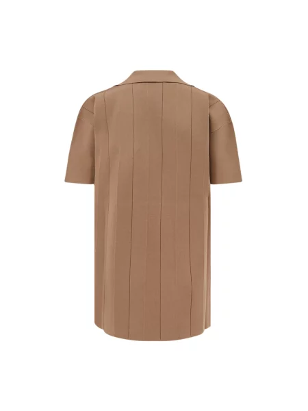 Koszulka polo Max Mara brązowa