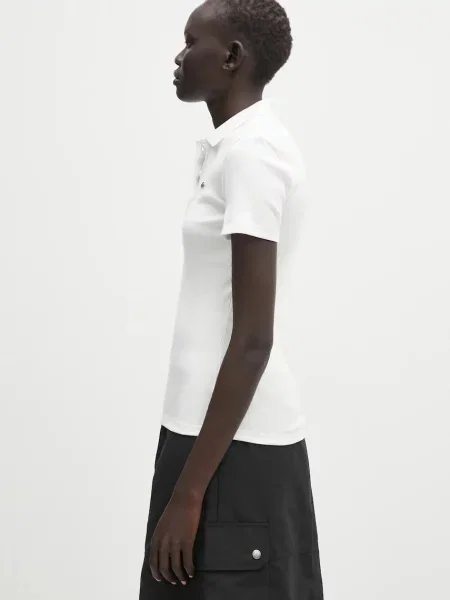 Поло Lacoste бежевое