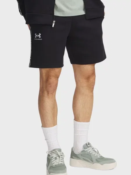 Флісові короткі спортивні шорти Under Armour чорні
