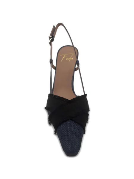 Sandale Roberto Festa slingback albastru