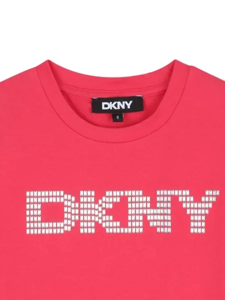 Koszulka dziecięca Dkny różowa