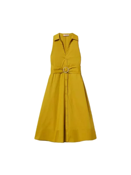 Sukienka koszulowa Twinset żółta