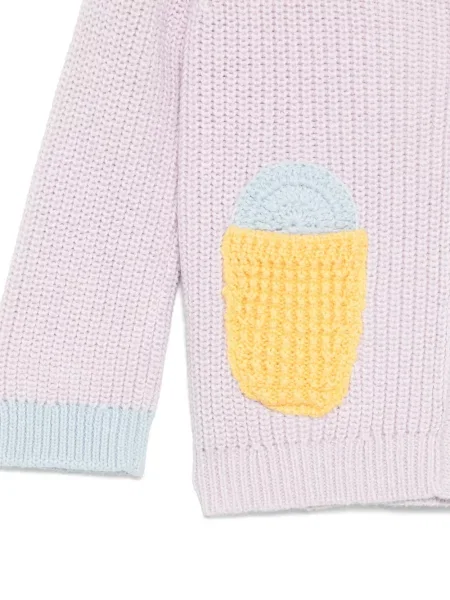 Kardigan dziecięcy Stella Mccartney fioletowy