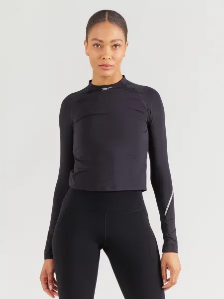 Reebok Tricou funcțional SPEED gri deschis negru