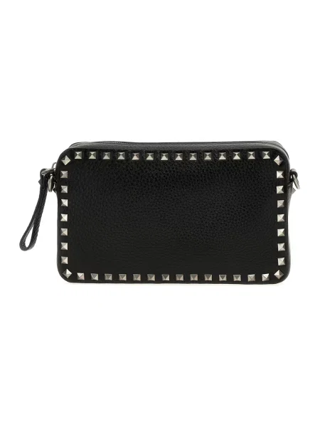 Torba crossbody Valentino Garavani skórzana czarna