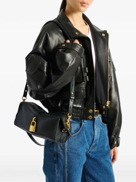 Geantă Balmain din piele negru