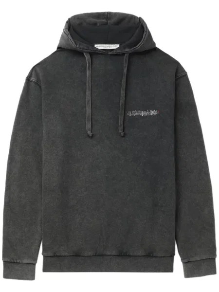 Hanorac cu glugă Alessandra Rich cu imagine gri