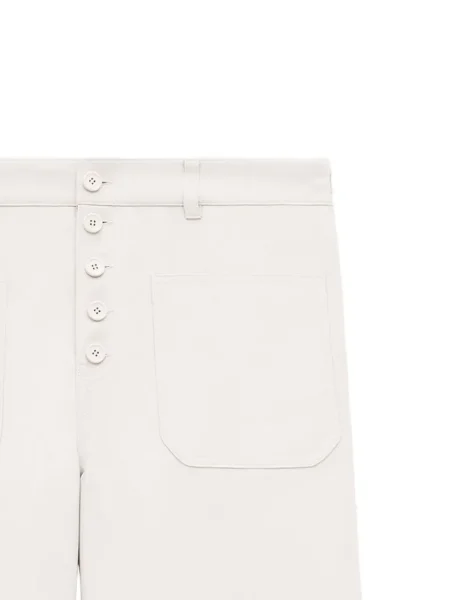 Pantaloni Courreges alb