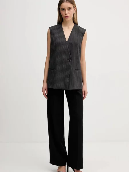Жилет Sisley двобортний сірий