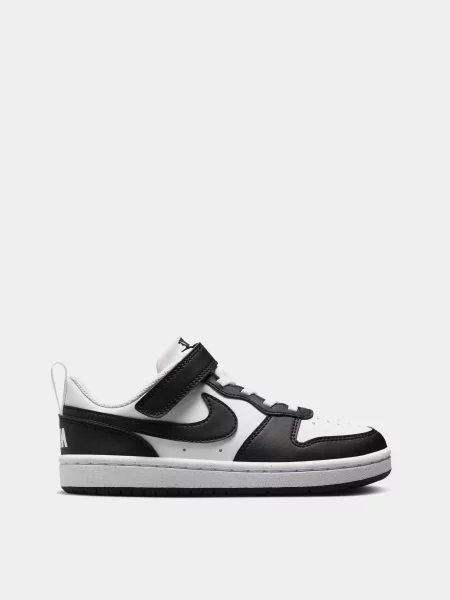 Дитячі Кеди низькі NIKE COURT BOROUGH білий/чорний синтетичний білі