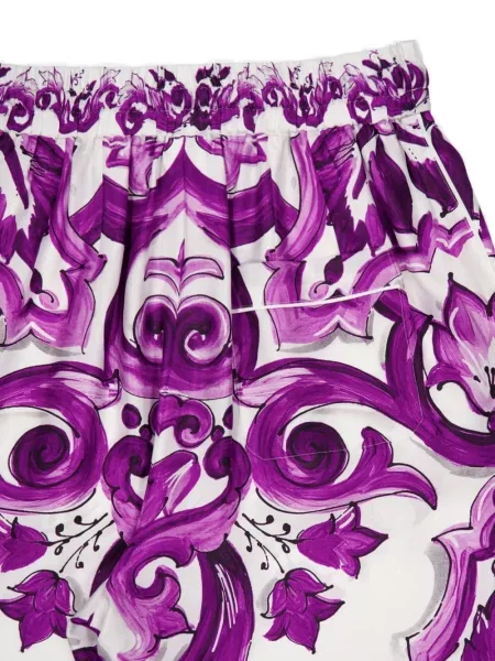 Pantaloni Dolce & Gabbana cu imagine violet