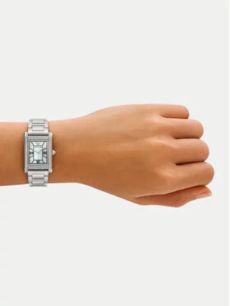 Emporio Armani Hodinky Genni Stříbrná bílé