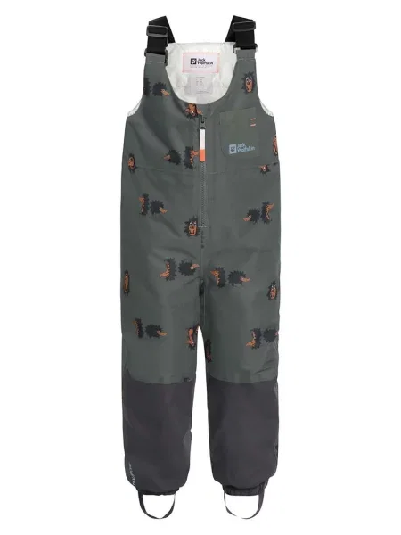 Jack Wolfskin Дитячі штани для зимових видів спорту GLEEL 2L INS PRINT BIB