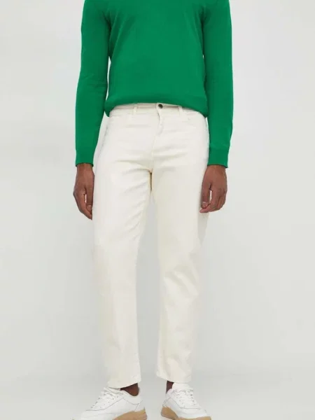 Дънки United Colors of Benetton бежово