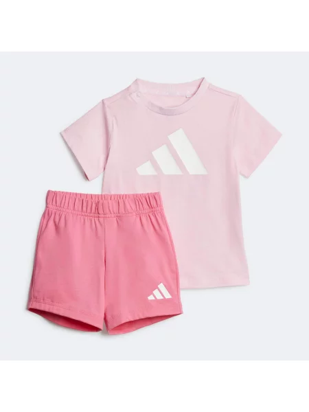 Spodenki i koszulka dla dzieci ADIDAS różowa