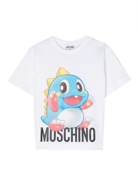 Koszulka dziecięca Moschino biała