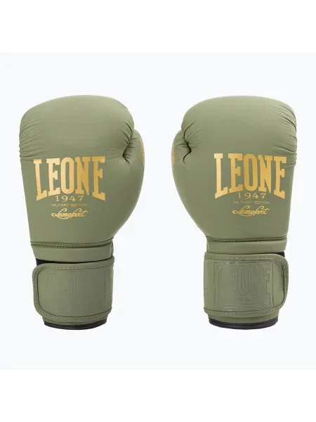 Боксови ръкавици Leone Military Green green зелено