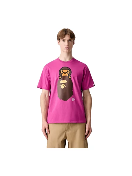 Koszulka A Bathing Ape® różowa
