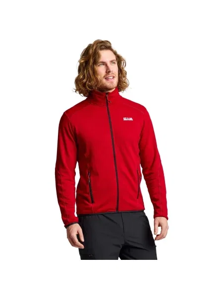 Hanorac din fleece Slam din fleece roșu