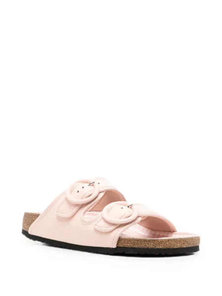 Papuci Birkenstock cu autograf roz