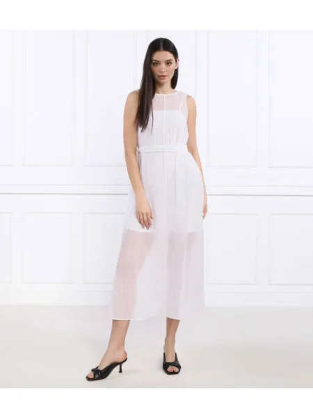 Armani Exchange Rochie alb