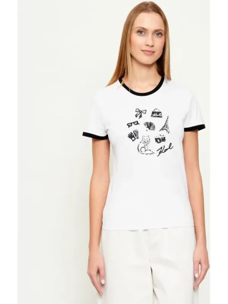 Karl Lagerfeld Póló | regular fit fehér