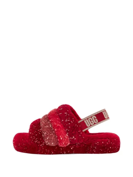 Kapcie dziecięce Ugg czerwone