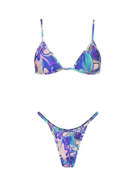 Kalaia Costum de baie două piese albastru
