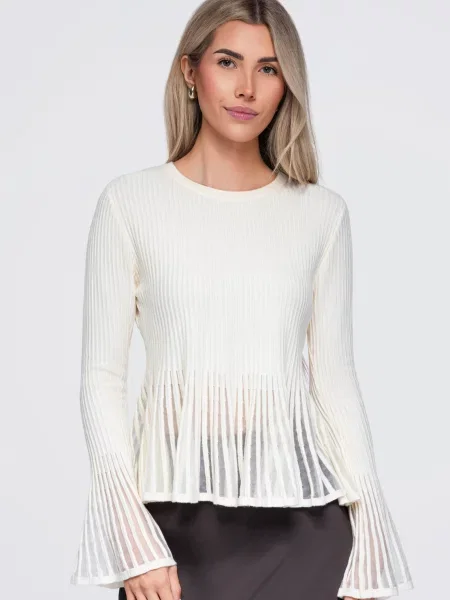 Bluza Ombre smeđa