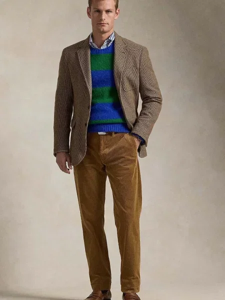 Polo Ralph Lauren pantaloni de catifea cord maro