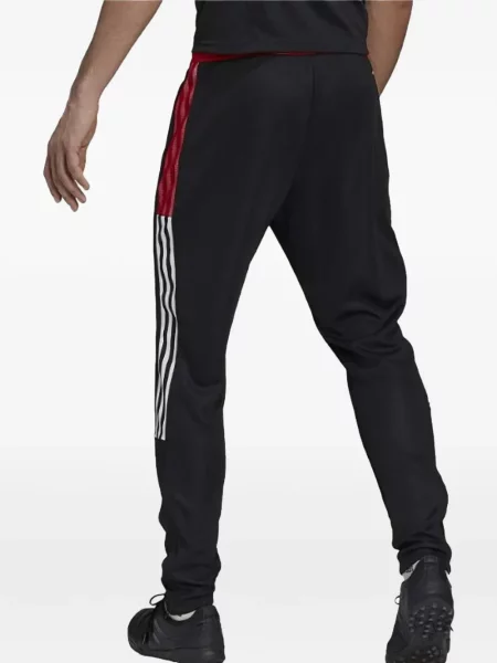 Șapcă Adidas cu dungi cu broderie de catifea alb
