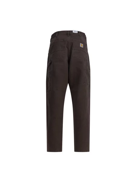 Jeansy Carhartt Wip brązowe