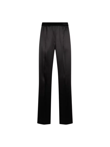 Spodnie Tom Ford ze stretchu czarne