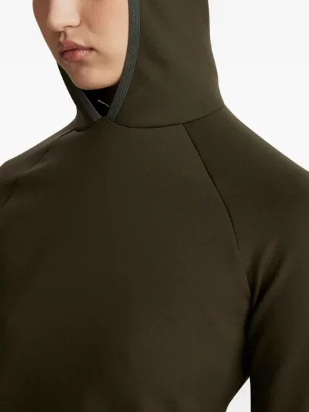 Hanorac cu glugă Aztech Mountain din fleece verde
