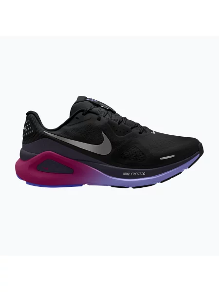 Încălțăminte de alergare pentru femei Nike Structure 26 Black/Gridiron/Metallic Silver negru