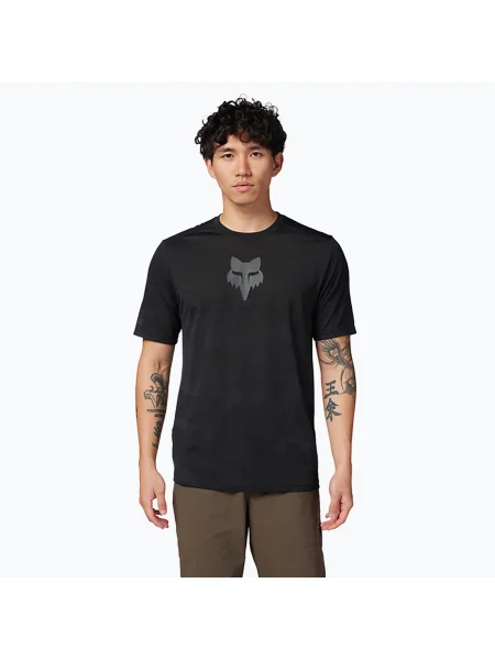 Tricou de ciclism pentru bărbați Fox Racing Ranger Tru Dri black negru