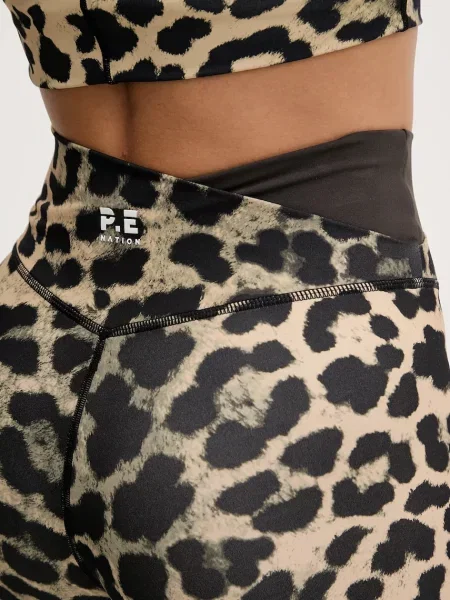 Шорты P.e Nation с высокой посадкой коричневые