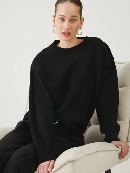 Pulover Medicine za žene lagani crna